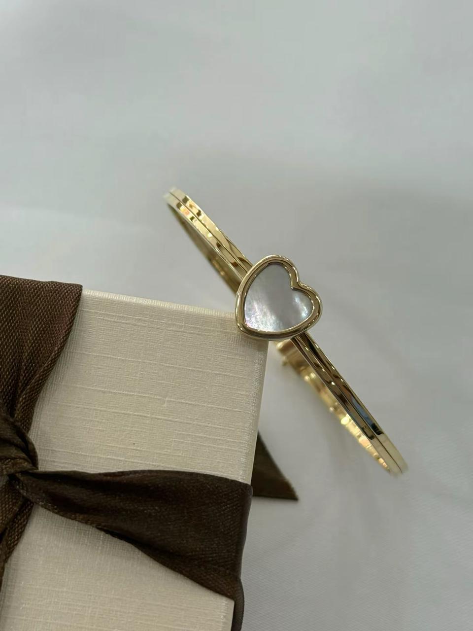 BRAZALETE CORAZON NACAR 10K 7.1G LK017